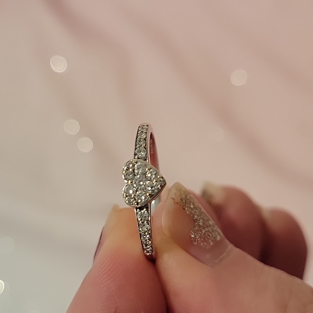 Heart shape promise ring